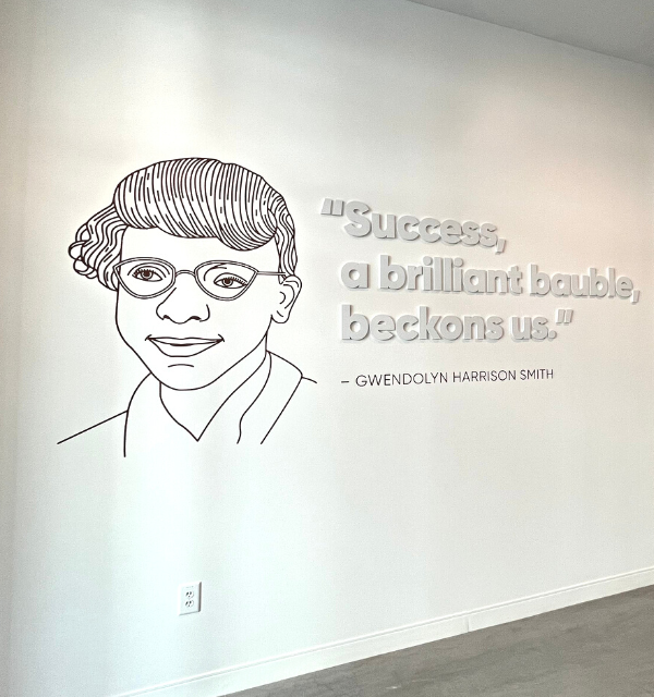 Gwendolyn Harrison Smith wall installation