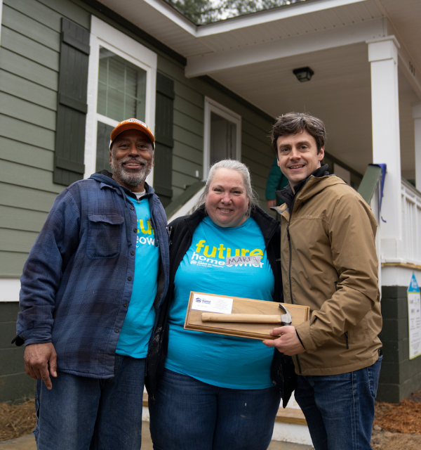 Grubb Giving Habitat for Humanity House