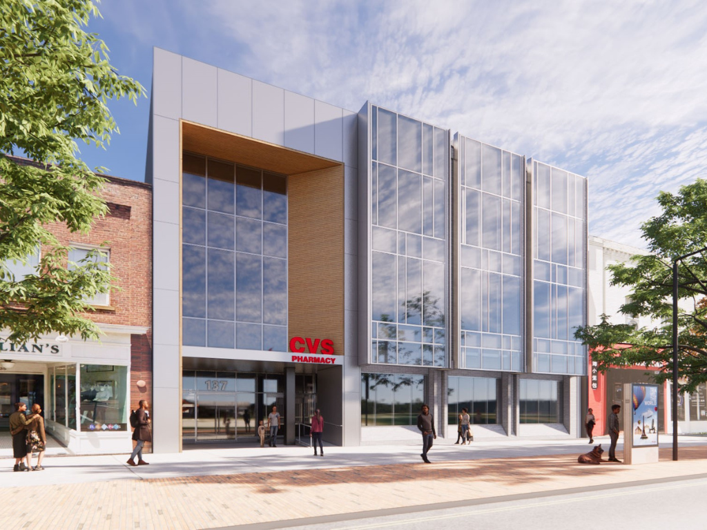 137 East Franklin rendering