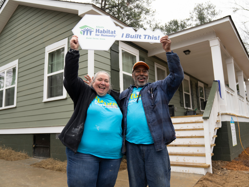 Grubb Giving Habitat for Humanity House