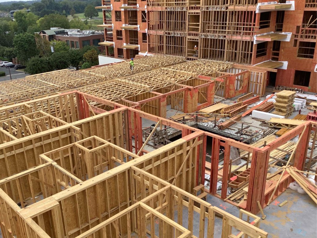 Construction of link appartment Mint street