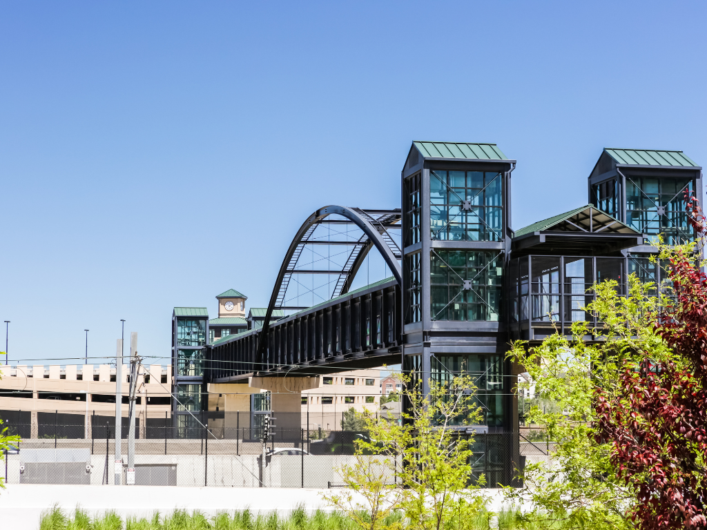 Denver light rail and transit system