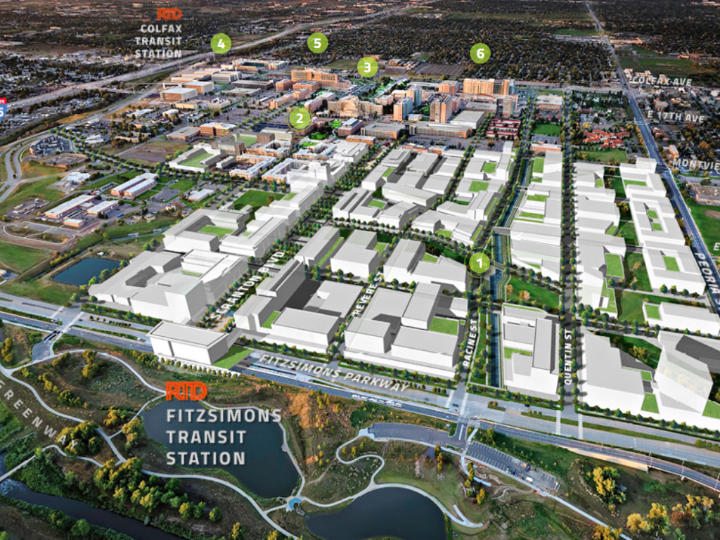Fitzsimons Innovation Community campus in Aurora, CO