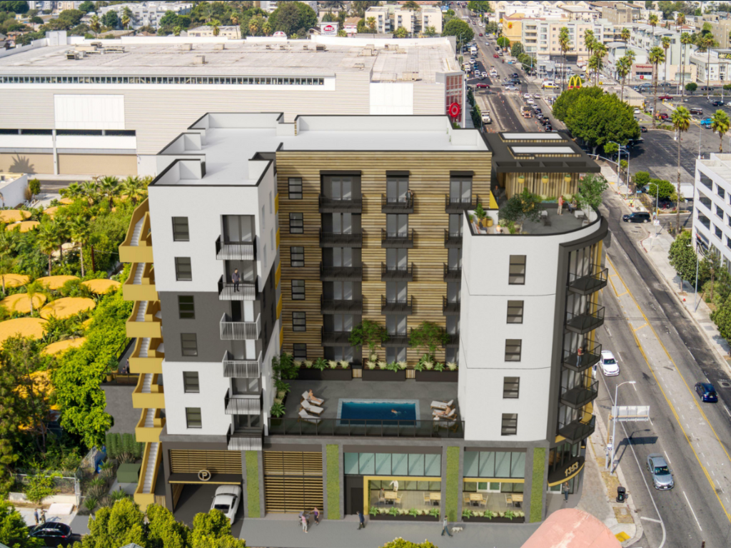 Rendering of Link Apartments Solana in Los Angeles, CA