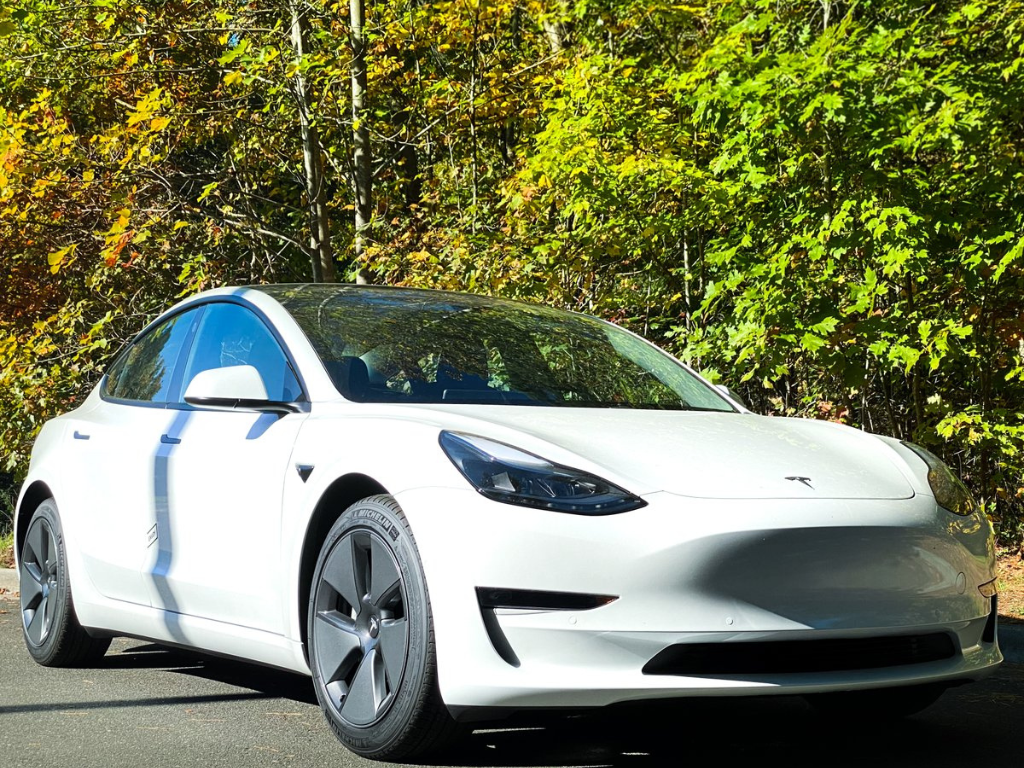 Updraging of parking lots in Teslas